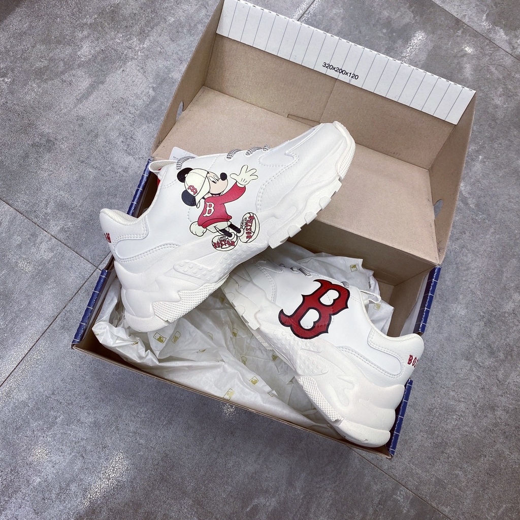 Giày MLB BIG BALL CHUNKY MICKEY BOSTON RED SOX WHITE #17 Giày MLB BIG BALL CHUNKY MICKEY BOSTON RED SOX WHITE